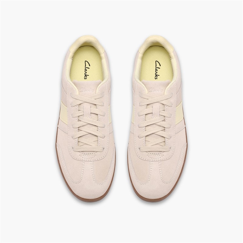 Clarks Dame Seco Speed Trænere Sand Combi - Billede 2