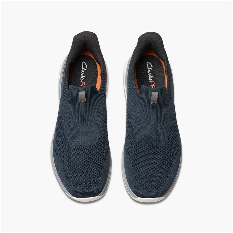 Clarks Herre Pro Free Strik Træningssko Navy Knit - Billede 2