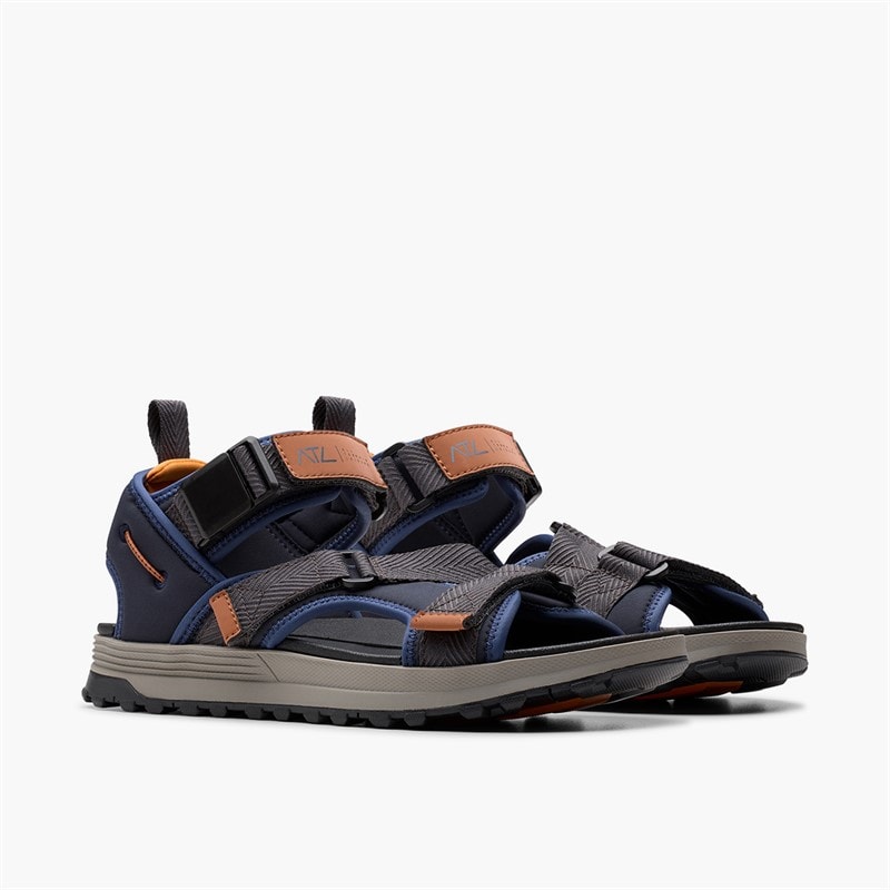 Clarks Herre ATL Trek Sandaler Navy Combi - Billede 4