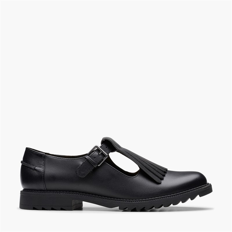 Clarks Dame Griffin Mia 2 Sko Black Leather