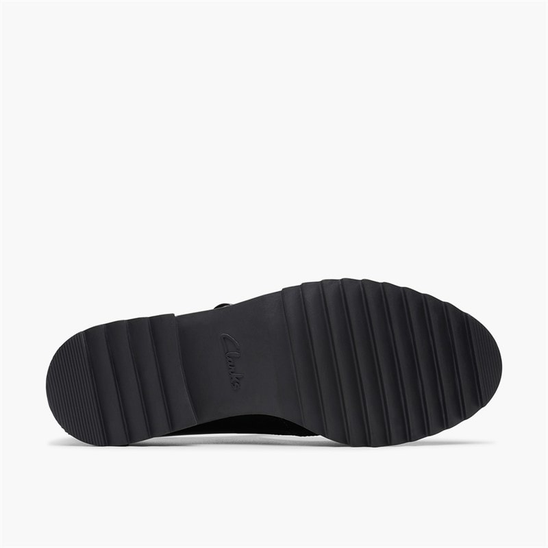 Clarks Dame Griffin Mia 2 Sko Black Leather - Billede 3
