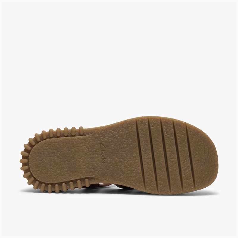 Clarks Dame Evamar Sandaler Med Strop Tan Leather - Billede 3