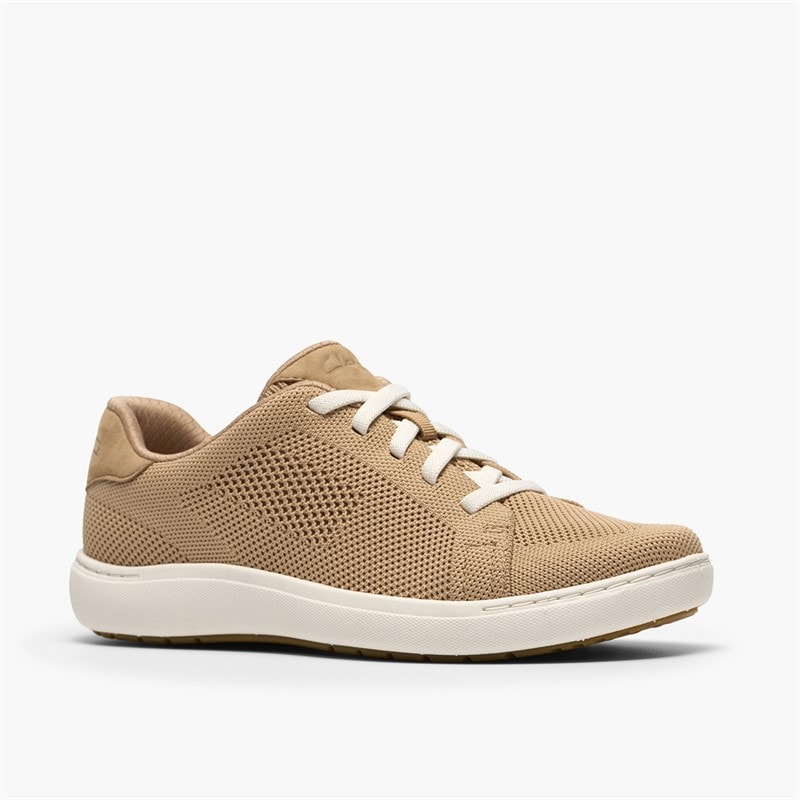 Clarks Dame Nalle Walk Træningssko Beige - Billede 4