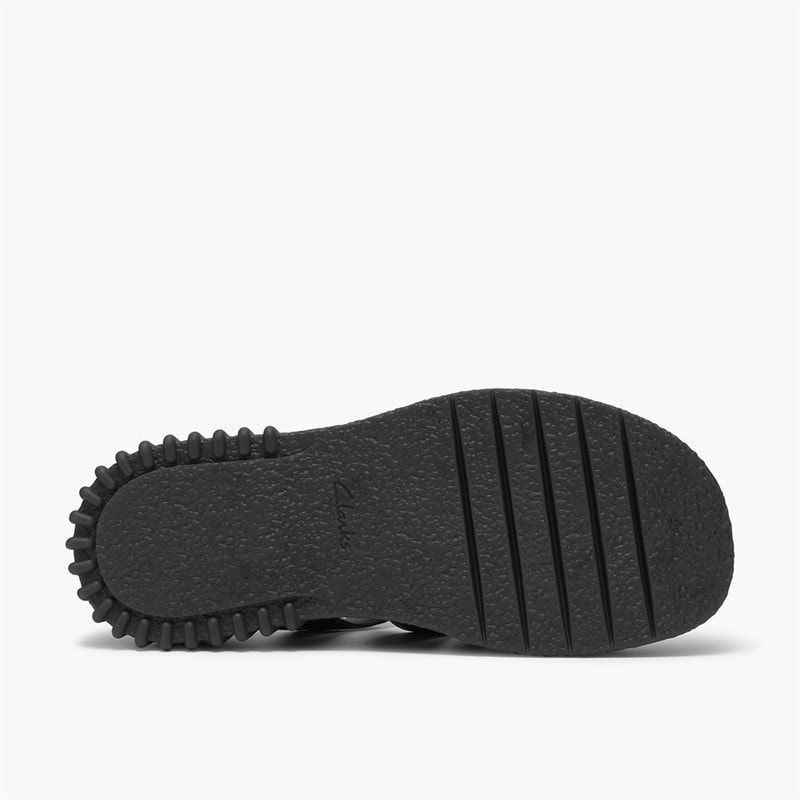 Clarks Dame Evamar Sandaler Med Strop Black Leather - Billede 3