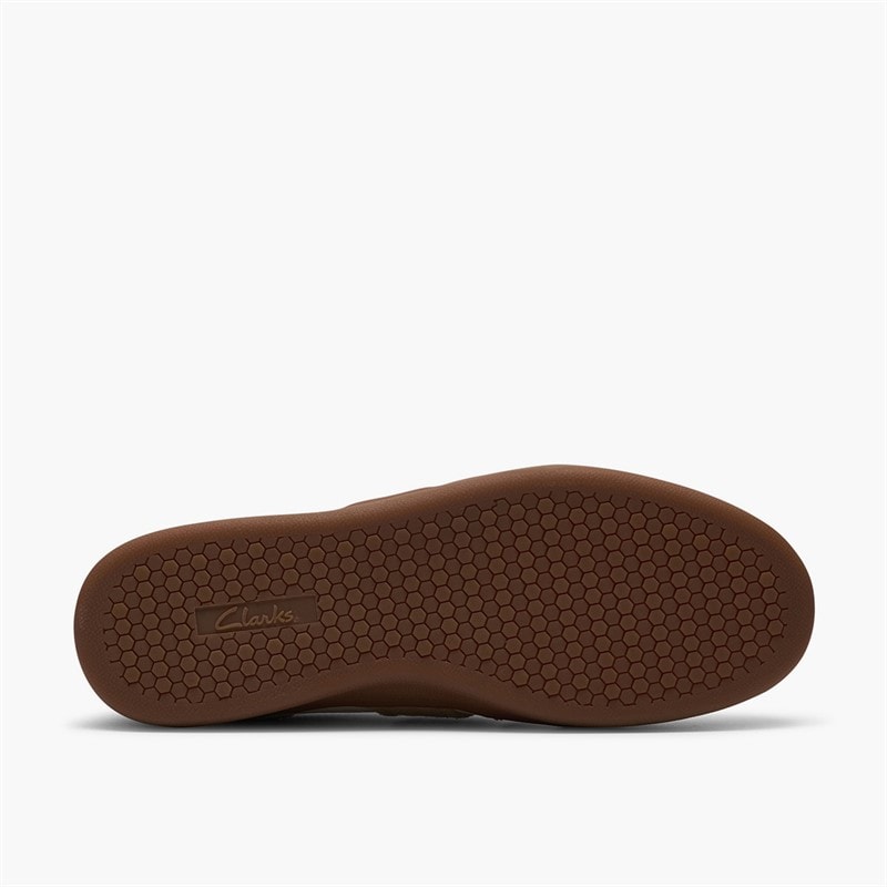 Clarks Dame Seco Speed Trænere White Combi Leather - Billede 3