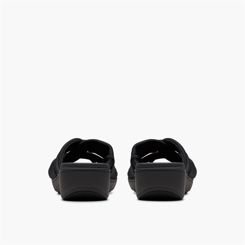Clarks Dame Brinkley Rae Ava Sandaler Sort/Sort - Billede 5