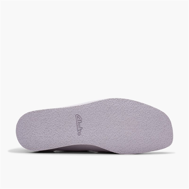 Clarks Dame Wallabee Evo Sko Lilac Suede - Billede 3