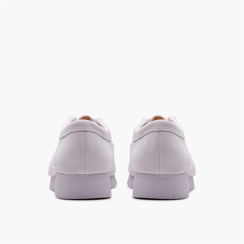 Clarks Dame Wallabee Evo Sko Lilac Suede - Billede 5