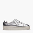 Clarks Dame Mayhill Walk Træningssko Silver Metallic