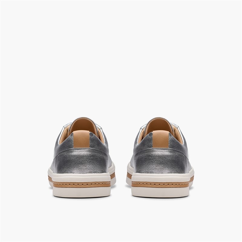 Clarks Dame Un Maui Lace Træningssko Metallic - Billede 5