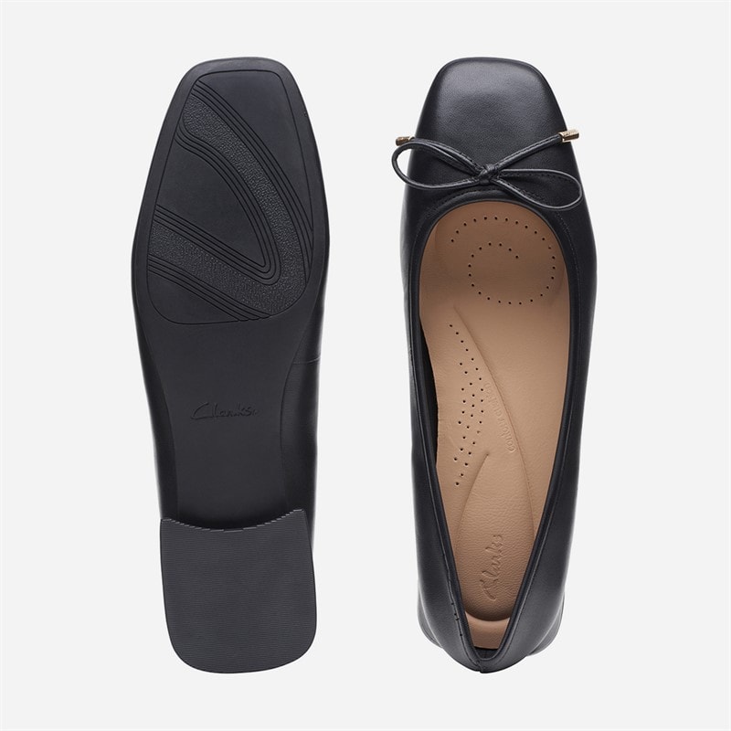 Clarks Dame Ubree 15 Step Sko Black Leather - Billede 3