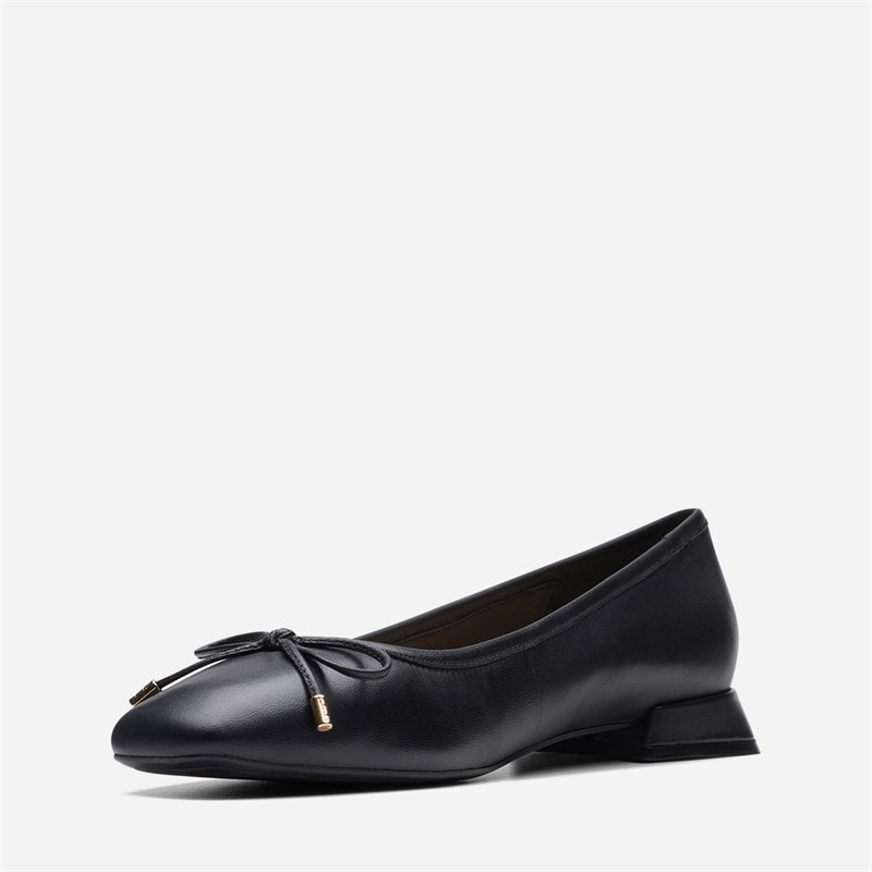 Clarks Dame Ubree 15 Step Sko Black Leather - Billede 4