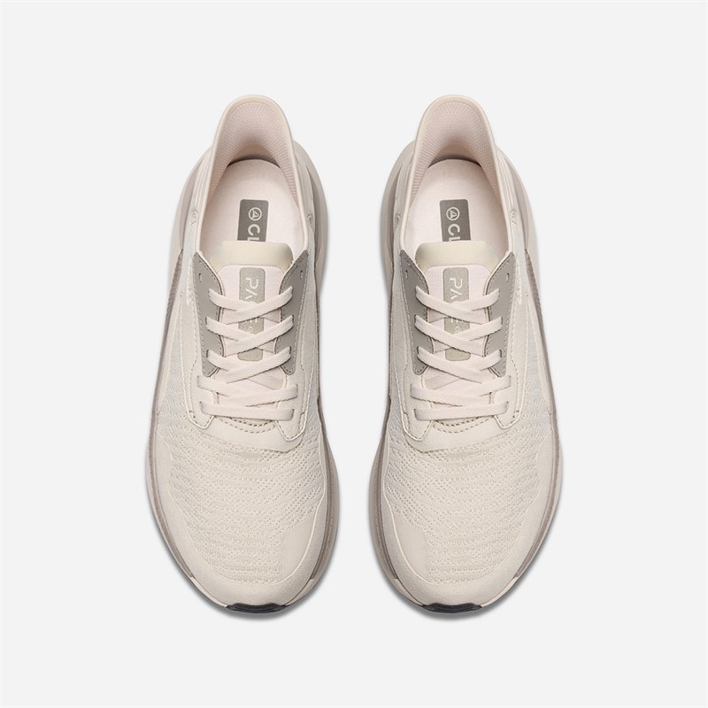 Clarks Herre Pace Træningssko Off White Combi - Billede 2