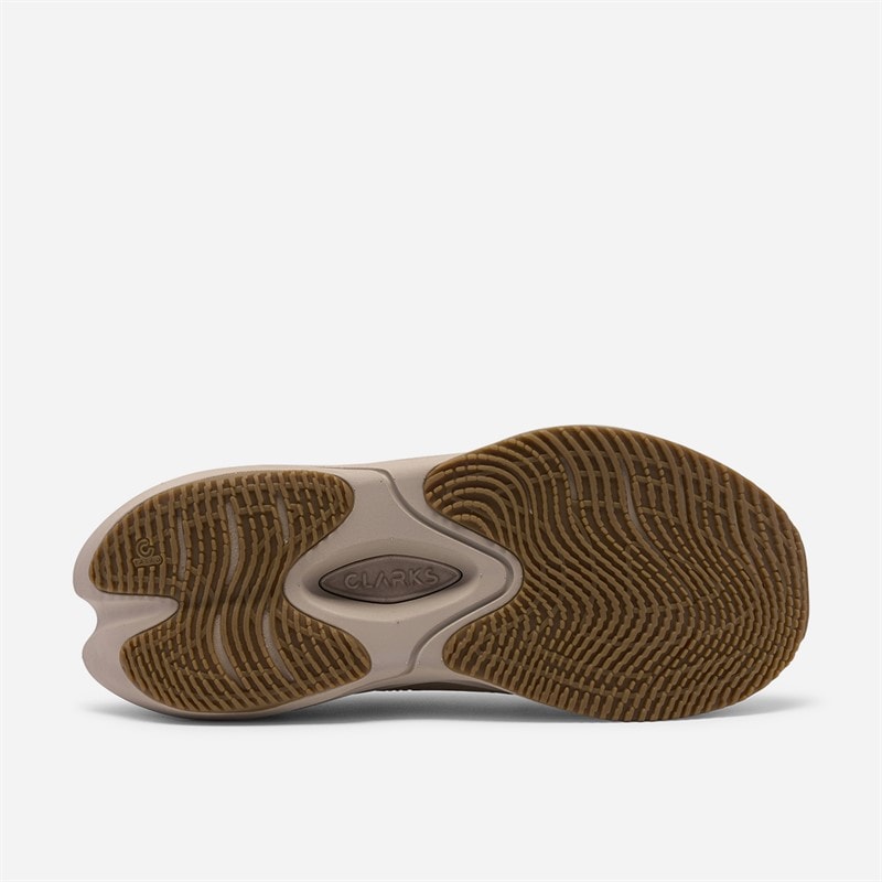 Clarks Dame Pace Rise Træningssko Light Sand - Billede 3