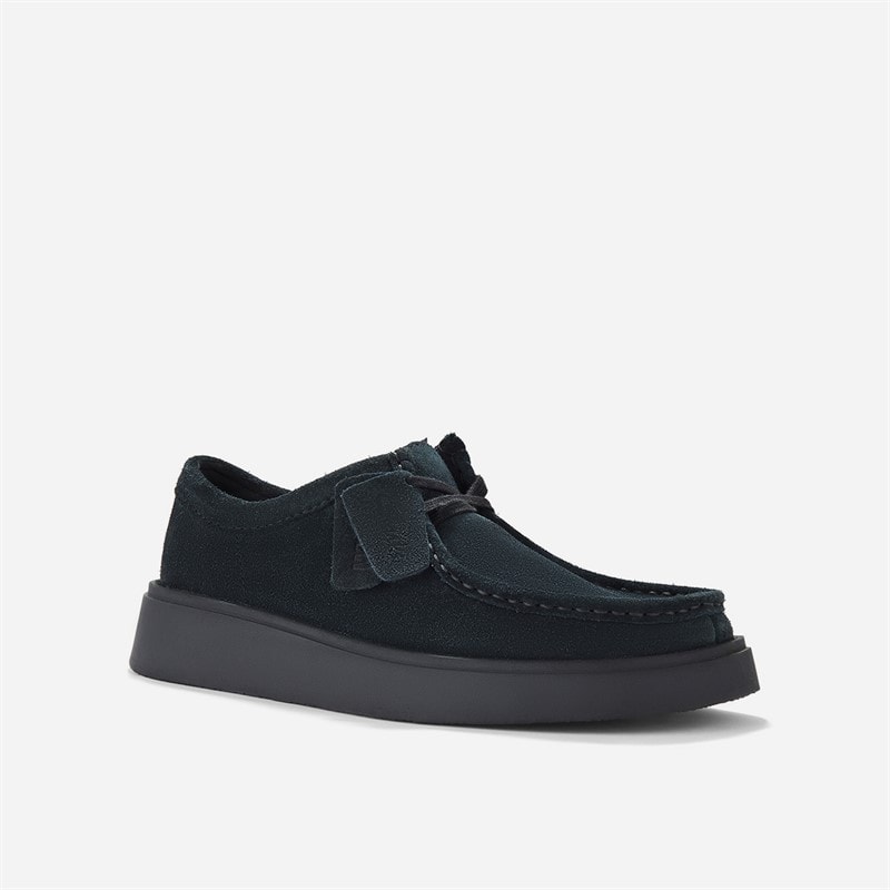 Clarks Herre Torview Moc Sko Black Suede - Billede 4