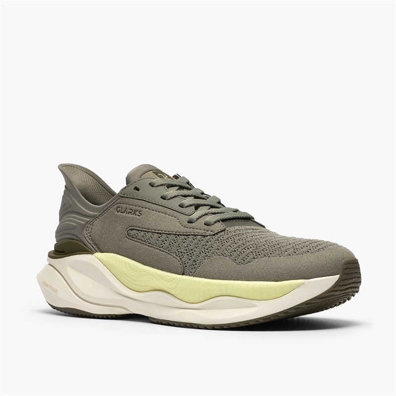 Clarks Herre Pace Træningssko Sage - Billede 4