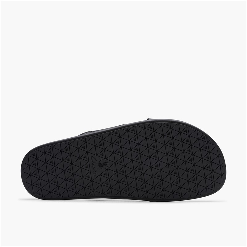 Clarks Herre Torford Krydsrem Sandaler Black Leather - Billede 3