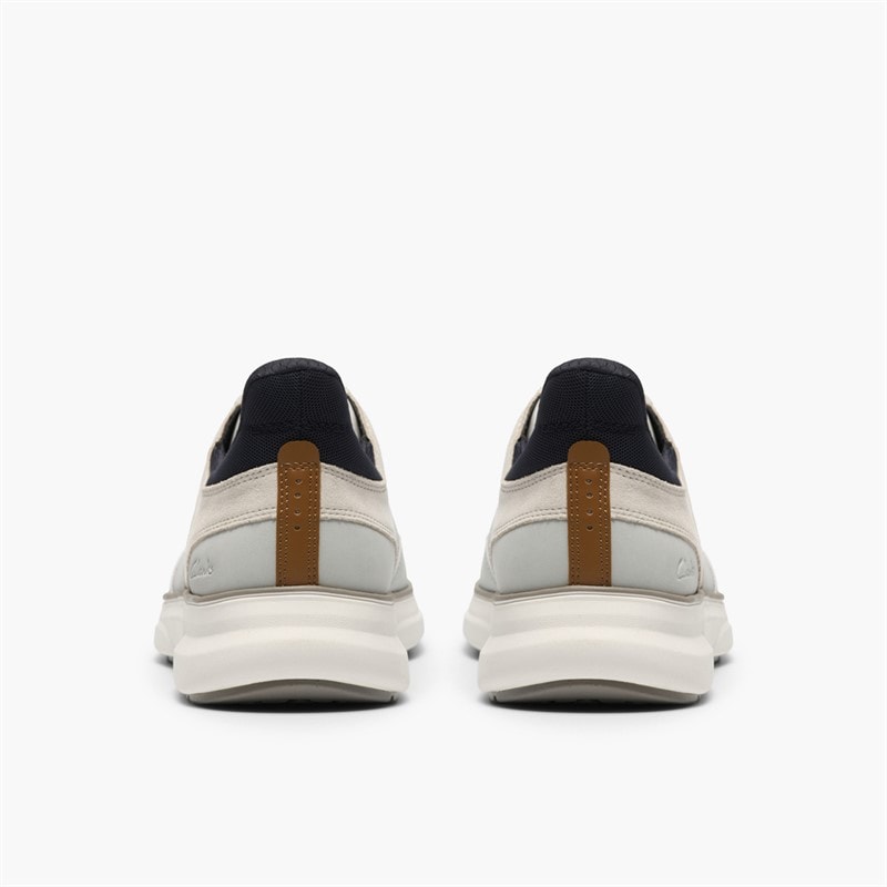 Clarks Herre Mullan Eay Træningssko White Combi - Billede 5