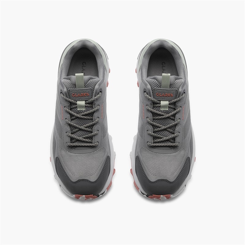 Clarks Dame Laila Trail Træningssko Dark Grey Combi - Billede 2