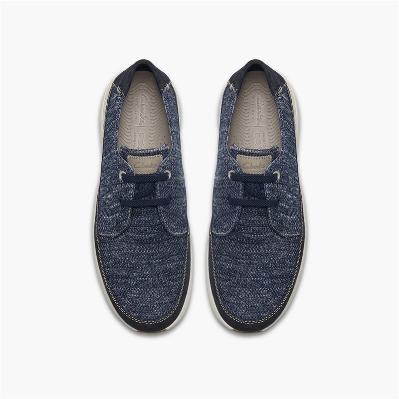Clarks Herresko Easeway Snøre Navy Combi - Billede 2