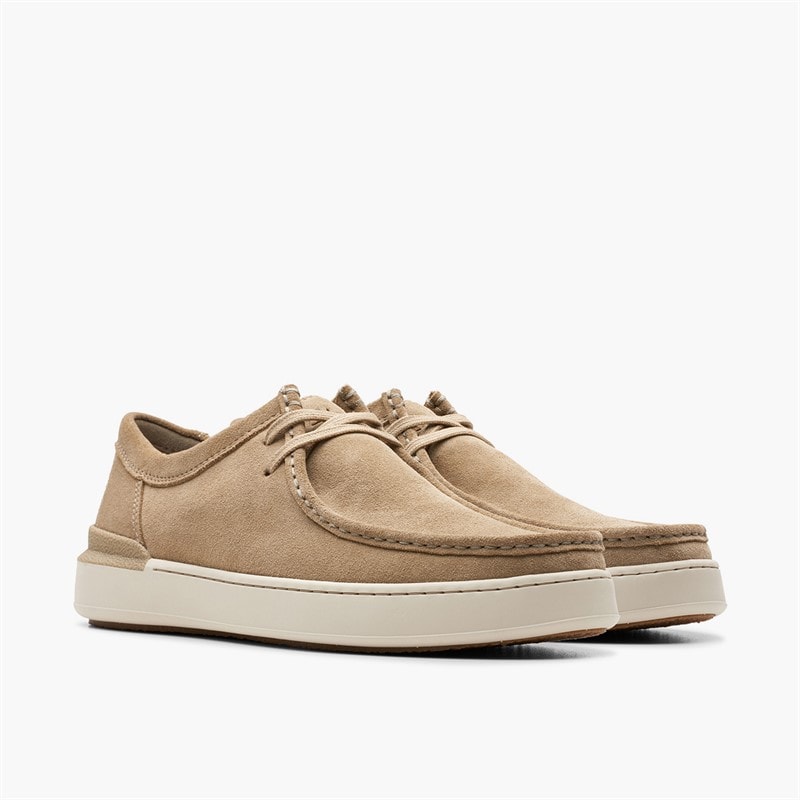 Clarks Herre Courlite Søm Mokkasiner Oakwood Suede - Billede 4