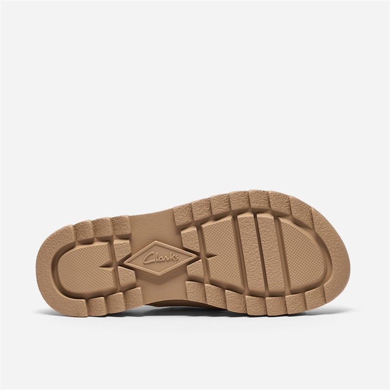 Clarks Dame Dashlite Wish Ankelrem Sandaler Beige Suede - Billede 3