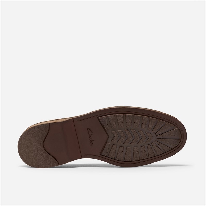 Clarks Herre Aldwin snøre sko Tan Suede - Billede 3