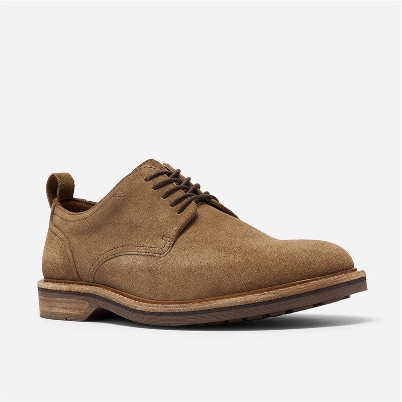 Clarks Herre Aldwin snøre sko Tan Suede - Billede 4