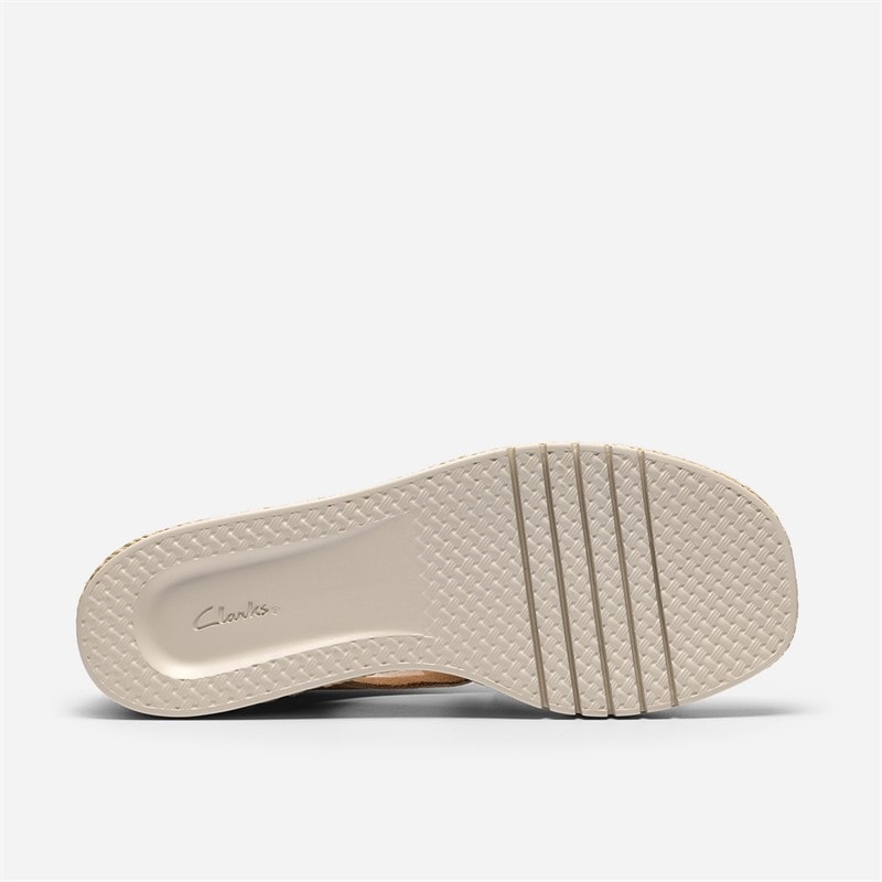 Clarks Dame Kidiki Solsandaler Beige Combi - Billede 3