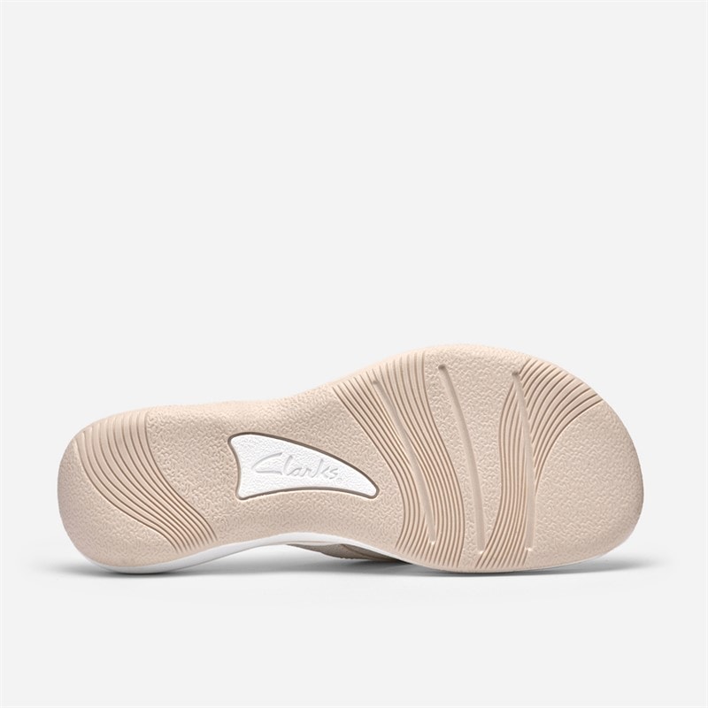 Clarks Dame Brinkley Sea Klipklapper Soft Gold - Billede 3