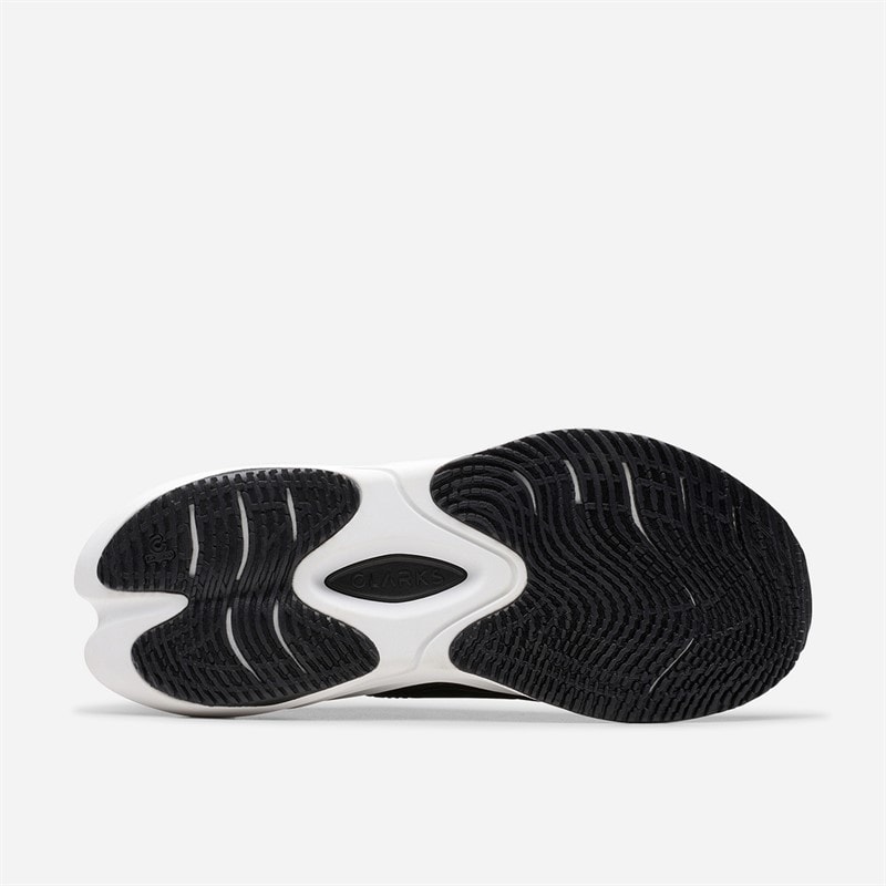 Clarks Dame Pace Træningssko Sort/Hvid - Billede 3
