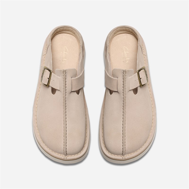 Clarks Dame Solsbury mule sandaler Sand Suede - Billede 2