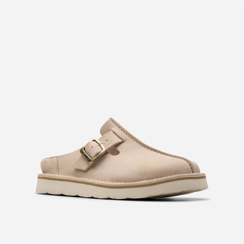 Clarks Dame Solsbury mule sandaler Sand Suede - Billede 4