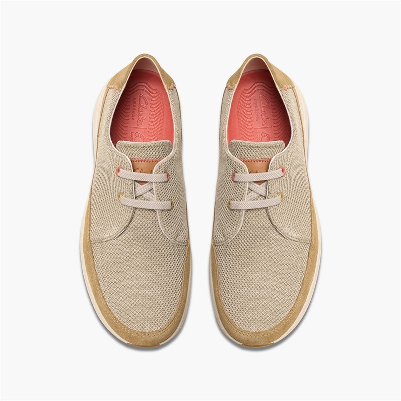 Clarks Herresko Easeway Snøre Sand Combi - Billede 2