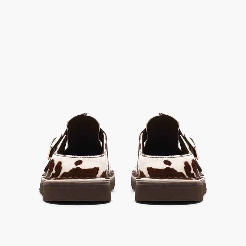 Clarks Dame Solsbury mule sandaler Cow Print - Billede 5