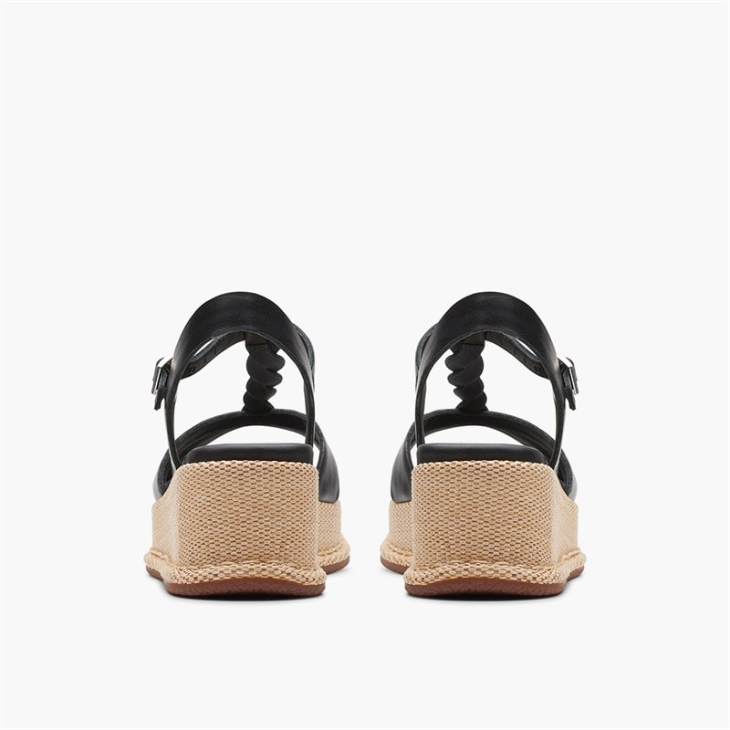 Clarks Dame Calenne Lily Kile sandaler Black Leather - Billede 5