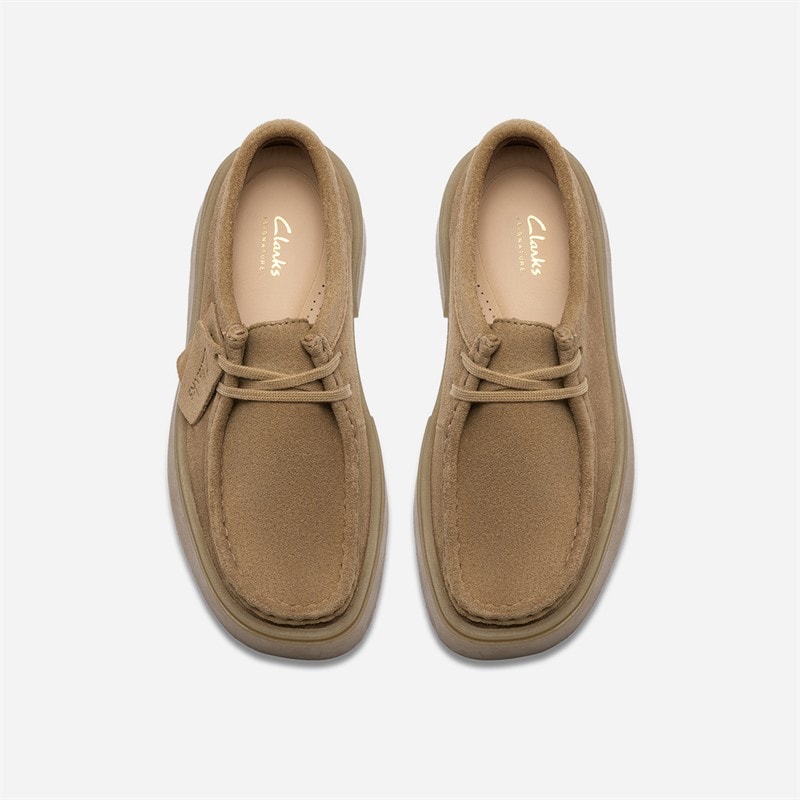 Clarks Dame Torview Mokkasiner Dark Sand Suede - Billede 2