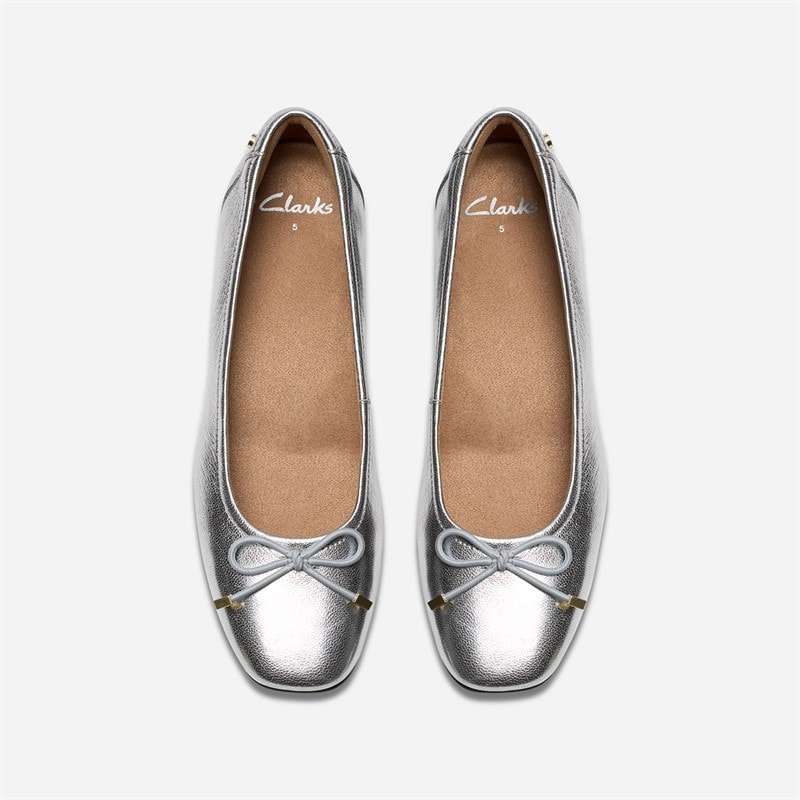 Clarks Dame Candra Light Sko Silver Metallic - Billede 2