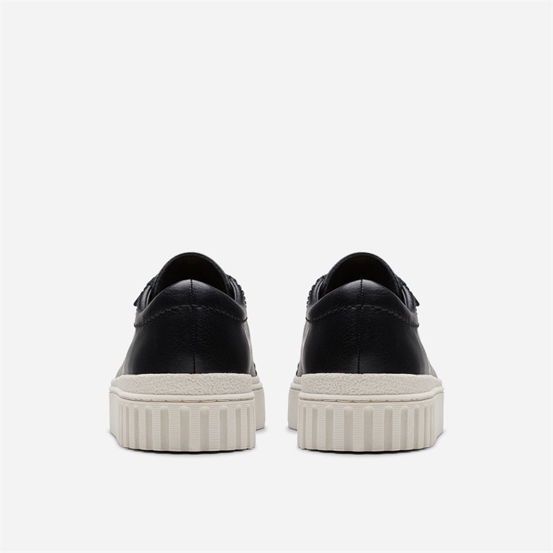 Clarks Dame Mayhill Walk Træningssko Black Leather - Billede 5