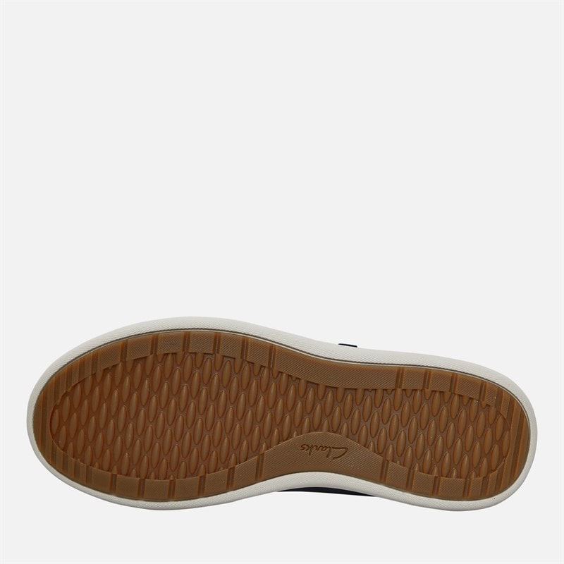 Clarks Dame Nalle Wide Fit Træningssko Navy Nubuck - Billede 2