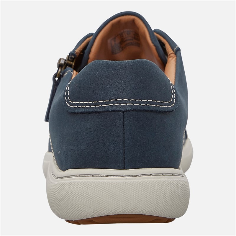 Clarks Dame Nalle Wide Fit Træningssko Navy Nubuck - Billede 3