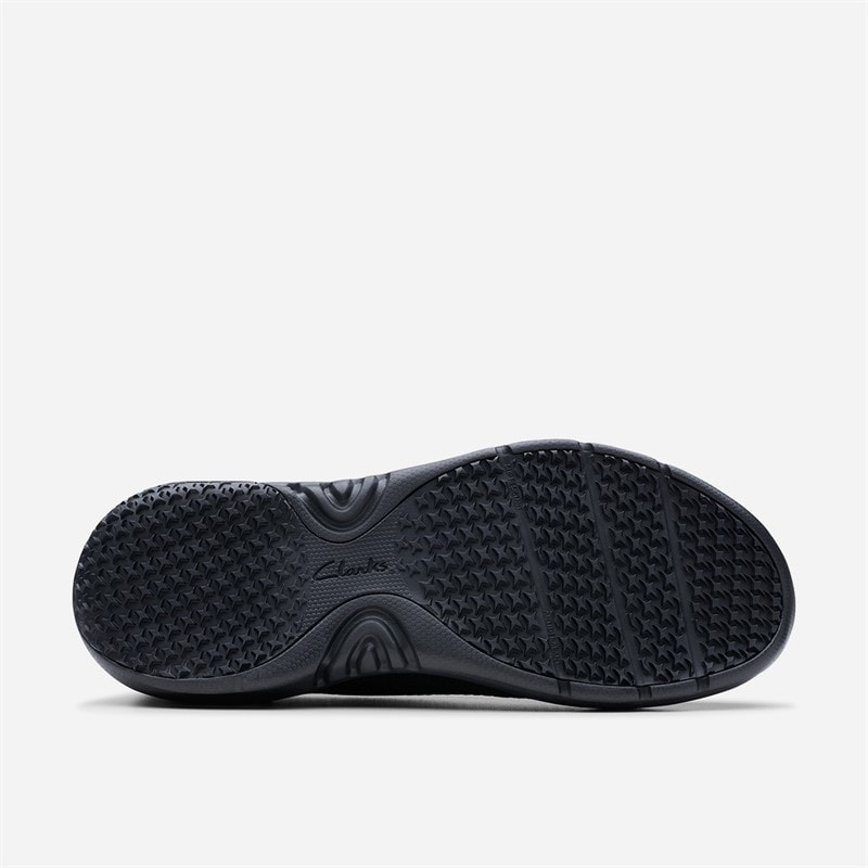 Clarks Herre Pro Free Strik Træningssko Black Knit - Billede 3