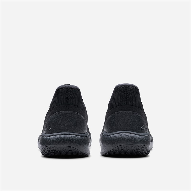 Clarks Herre Pro Free Strik Træningssko Black Knit - Billede 5