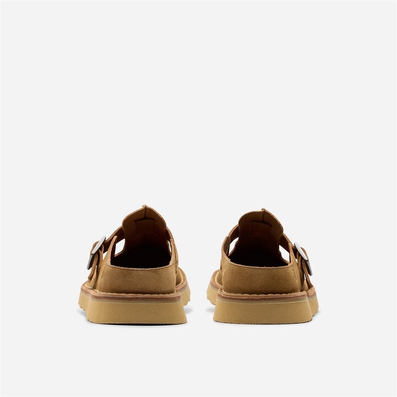 Clarks Herre Solsbury Mule Sandaler Cola Suede - Billede 5