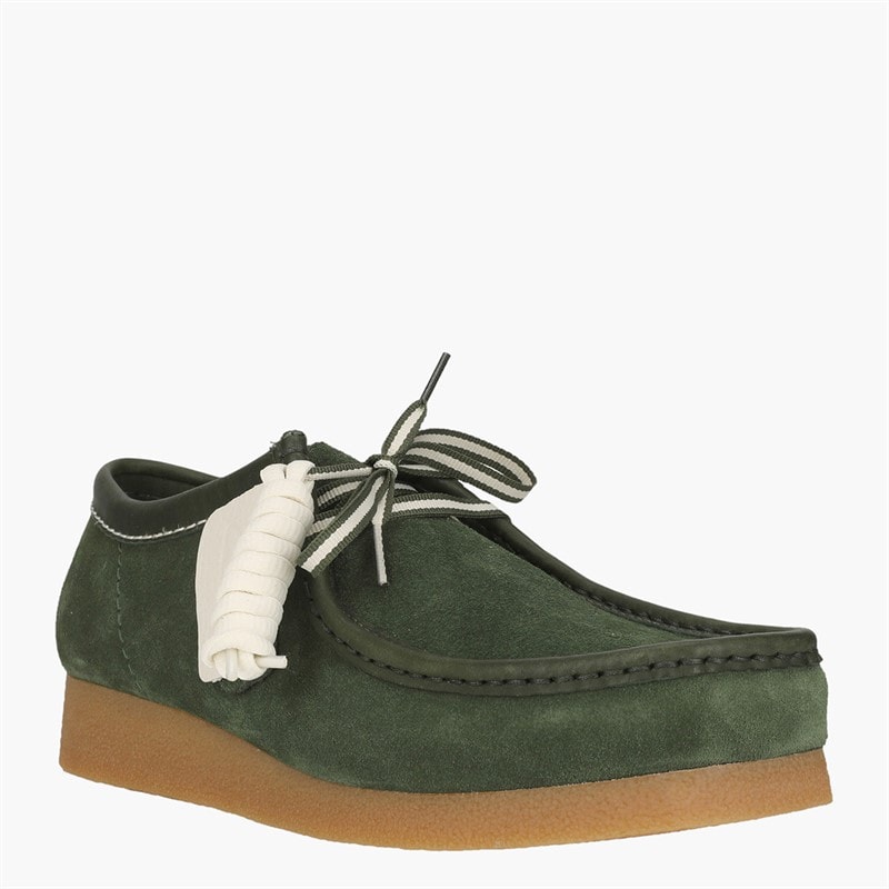 Clarks Herre Premium Wallabee Evo G Sko Green Sde - Billede 2