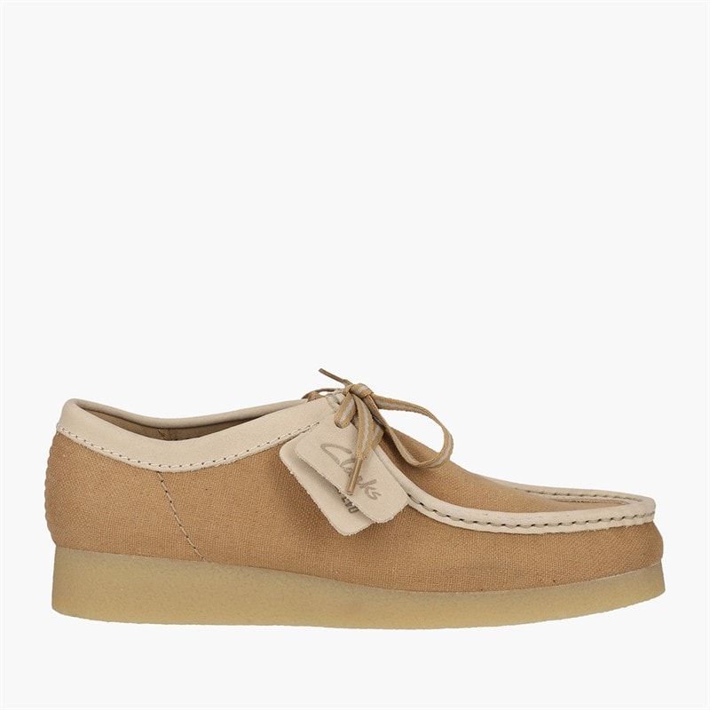 Clarks Herre Premium Wallabee Evo G Sko Tan Combi
