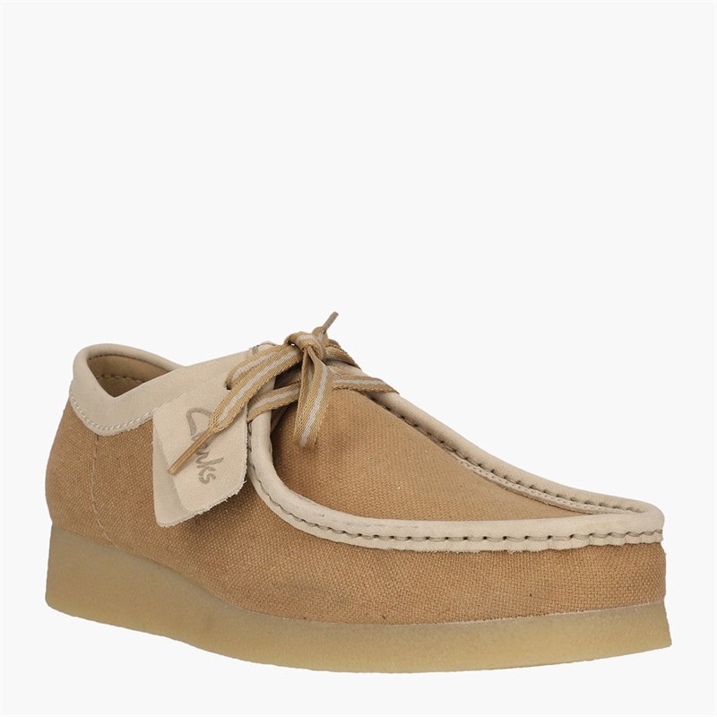 Clarks Herre Premium Wallabee Evo G Sko Tan Combi - Billede 2