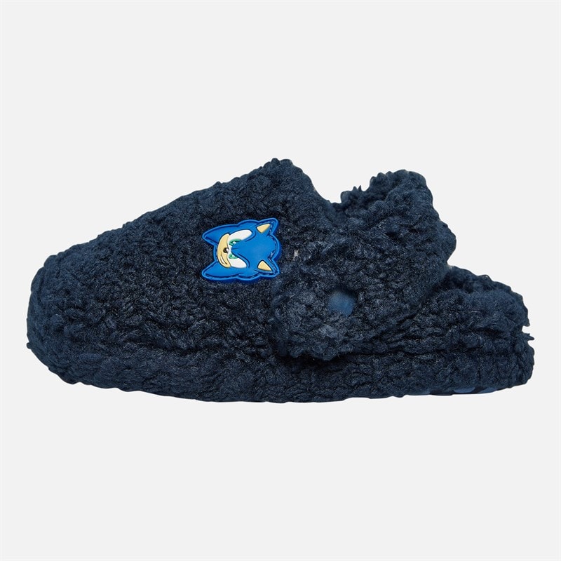 Sonic Drenge Ongar Borg Hjemmesko Navy / Blå - Billede 2