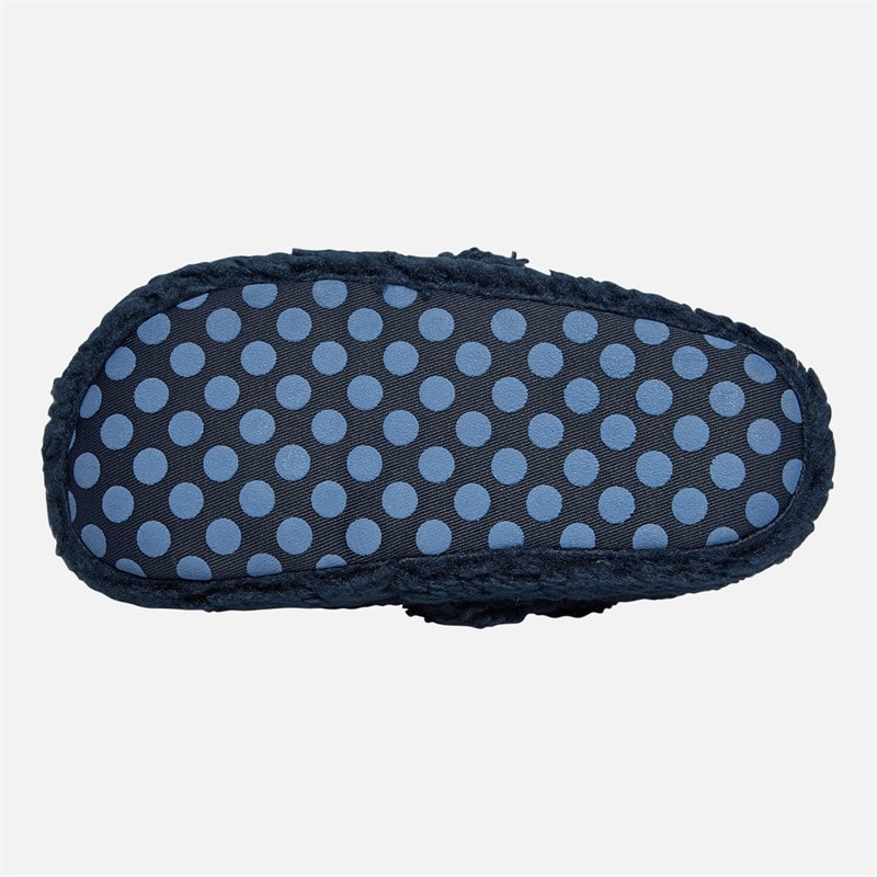 Sonic Drenge Ongar Borg Hjemmesko Navy / Blå - Billede 3