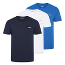 DKNY Herre Giants Tre Pak T-shirts Navy/Hvid/Blå